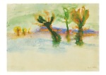 Nolde Emil; Weiden im Winter , 1908