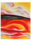 O'Keeffe Georgia; Rotes, gelbes und schwarzes Farbband, 1924