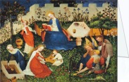 Oberrheinischer Meister; Paradiesgärtlein , ca. 1400 / 1420