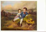 Pettenkofen August von; Kinder am Bach