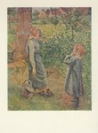 Pissarro Camille; Frau am Brunnen