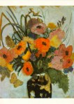 Peiffer Watenphul Max; Mohnstrauß in schwarzer Vase , 1936