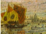 Peiffer Watenphul Max; Venedig - Segelschiffe vor S.Giorgio , um 1959