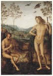 Perugino Pietro; Apoll und Daphnis , ca. 1490