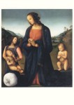 Perugino Pietro; Maria mit Kind, Johannesknaben und Engel , ca. 1495-1500