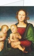 Perugino Pietro; Madonna mit Kind und dem Johannesknaben