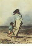 Pettenkofen August von; Zigeunerin mit zwei Kindern , 1854