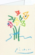 Picasso Pablo; Blumenstrauss , 1961