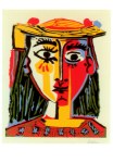 Picasso Pablo; Frauenbüste mit Hut , 1962