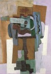 Picasso Pablo; Gitarre auf einem Tischchen , 1915