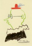 Picasso Pablo; Jaime - Illustration f.Gavilla de Fabulas sin Amor , 1961