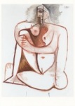 Picasso Pablo; Kauernde Frau , 1960