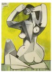 Picasso Pablo; Kauernder Akt . Vallauris , 1954