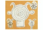 Picasso Pablo; Kopf eines Fauns in Grau , 1946