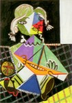 Picasso Pablo; Mädchen mit Spielzeugschiff (Maya) , 1938