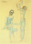 Picasso Pablo; Paar mit Kind , 1904