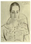 Picasso Pablo; Portrait Angela Rosengart , 1958