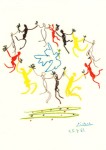 Picasso Pablo; Ronde de la Jeunesse, 25 juillet 1961 , 1961