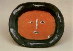 Picasso Pablo; Wandteller mit kleinem Gesicht , 1947