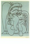 Picasso Pablo; Sich aufstützende Frau , 1959