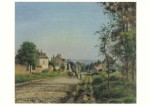 Pissarro Camille; Umgebung von Louveciennes, die Strasse , 1871