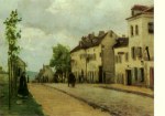 Pissarro Camille; Straße in Pontoise , 1868