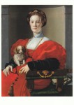 Pontormo Jacopo da; Bildnis einer vornehmen Dame in Rot , ca. 1540
