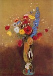 Redon Odilon; Blumen in einer Vase - 1865