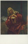 Rembrandt Harmensz. van Rijn; Alte Frau, ihre Nägel schneidend
