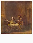 Rembrandt Harmensz. van Rijn; Die Jünger von Emmaus