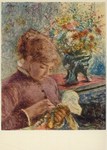 Renoir Pierre-Auguste; Nähende Frau