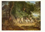 Richter Adrian Ludwig; Waldbrunnen bei Ariccia