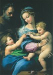 Raphael (Raffaele Santi); Die Jungfrau mit der Rose , um 1518/19