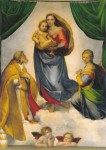 Raphael (Raffaele Santi); Sixtinische Madonna , um 1512/13