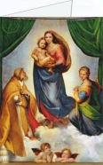 Raphael (Raffaele Santi); Sixtinische Madonna , 1512/13