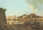 Rebell Josef; Der Hafen von Portici bei Neapel , 1819