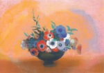 Redon Odilon; Anemones , c. 1912