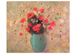Redon Odilon; Vase mit Mohnblumen