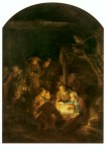 Rembrandt Harmensz. van Rijn; Die Anbetung der Hirten , 1646