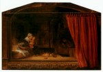 Rembrandt Harmensz. van Rijn; Die Heilige Familie mit dem Vorhang, 1646