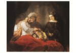 Rembrandt Harmensz. van Rijn; Jakob segnet Ephraim und Manasse , 1656