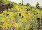 Renoir Pierre-Auguste; Ansteigender Weg im Grünen (Sommer)