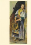 Renoir Pierre-Auguste; Italienerin mit Tamburin , 1881