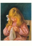 Renoir Pierre-Auguste; Jean Renoir nähend , 1900