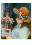 Renoir Pierre-Auguste; Lesendes Mädchen , 1886