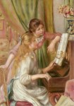 Renoir Pierre-Auguste; Mädchen am Klavier , 1892