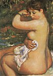 Renoir Pierre-Auguste; Nach dem Bad , 1888