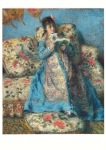 Renoir Pierre-Auguste; Portrait von Frau Monet (Frau Claude Monet lesend) , ca. 1874
