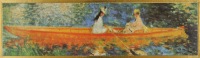 Renoir Pierre-Auguste; Die Seine bei Asnières (Ausschnitt : Rudernde Damen) , 1879