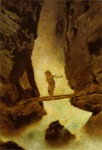 Romako Anton; Am Wasserfall , 1881